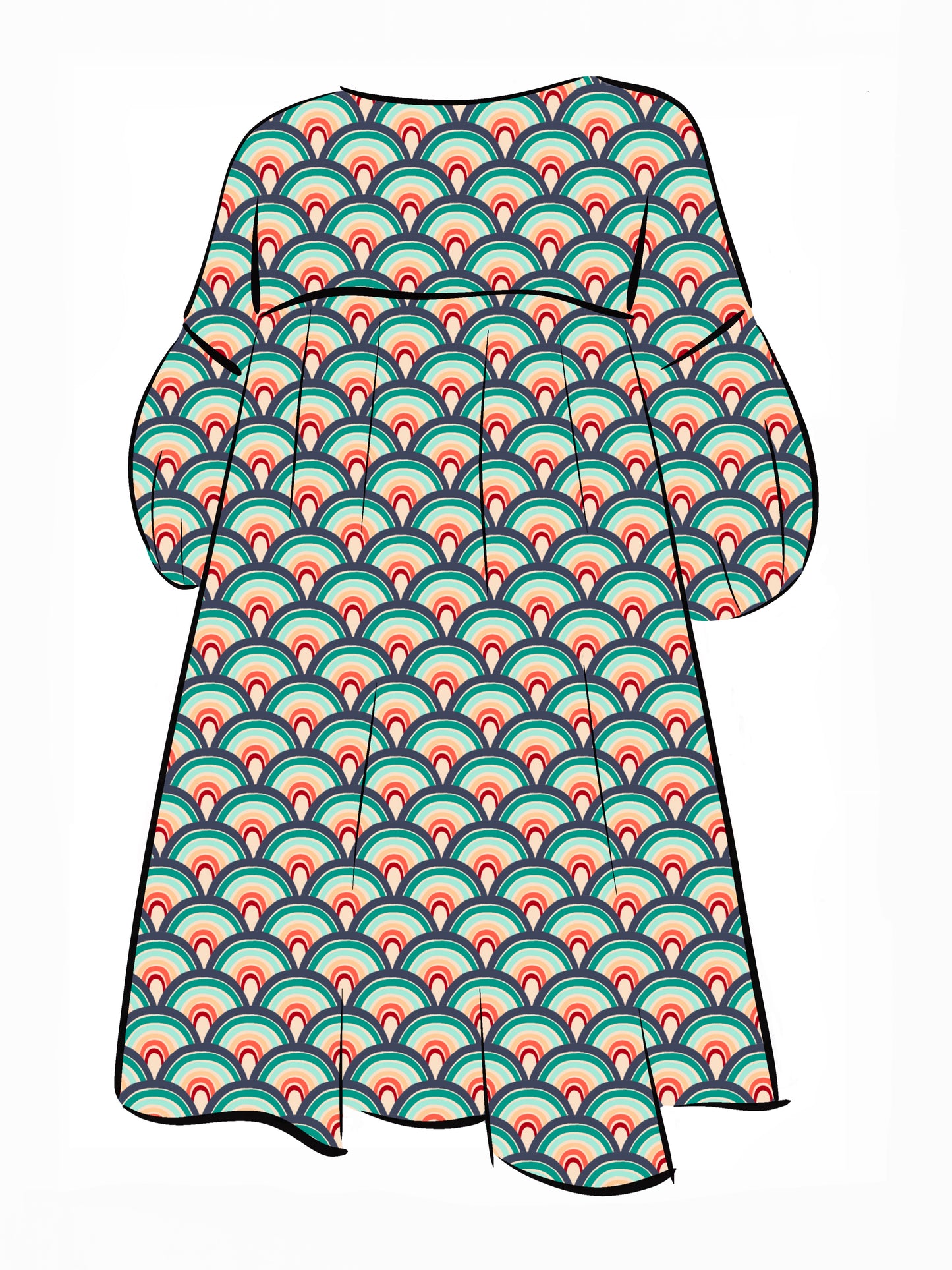018 DESIGN YOUR OWN Organic Cotton “Rainbow” Dress
