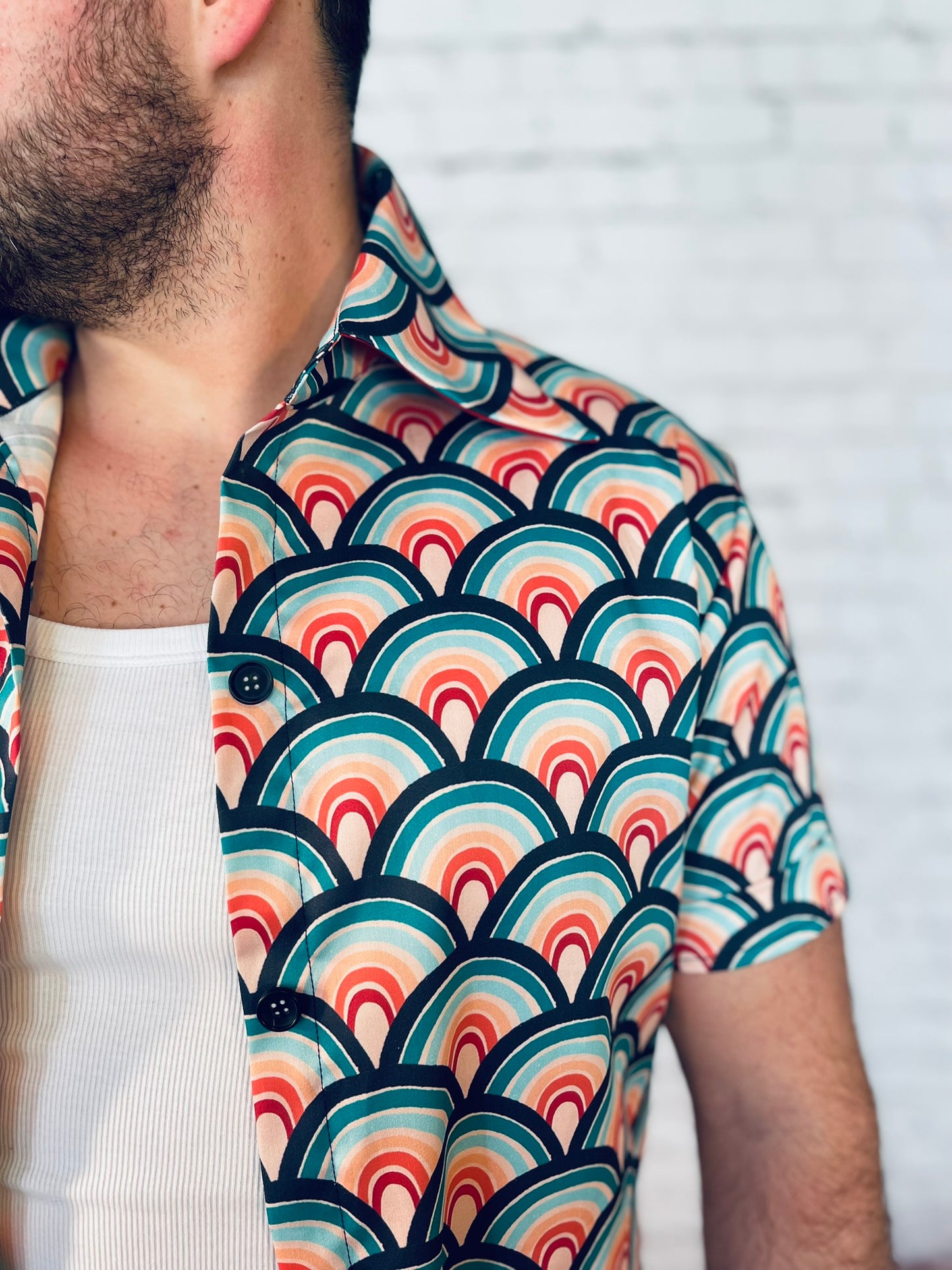 019 DESIGN YOUR OWN Organic Cotton “Rainbow” Unisex Shirt