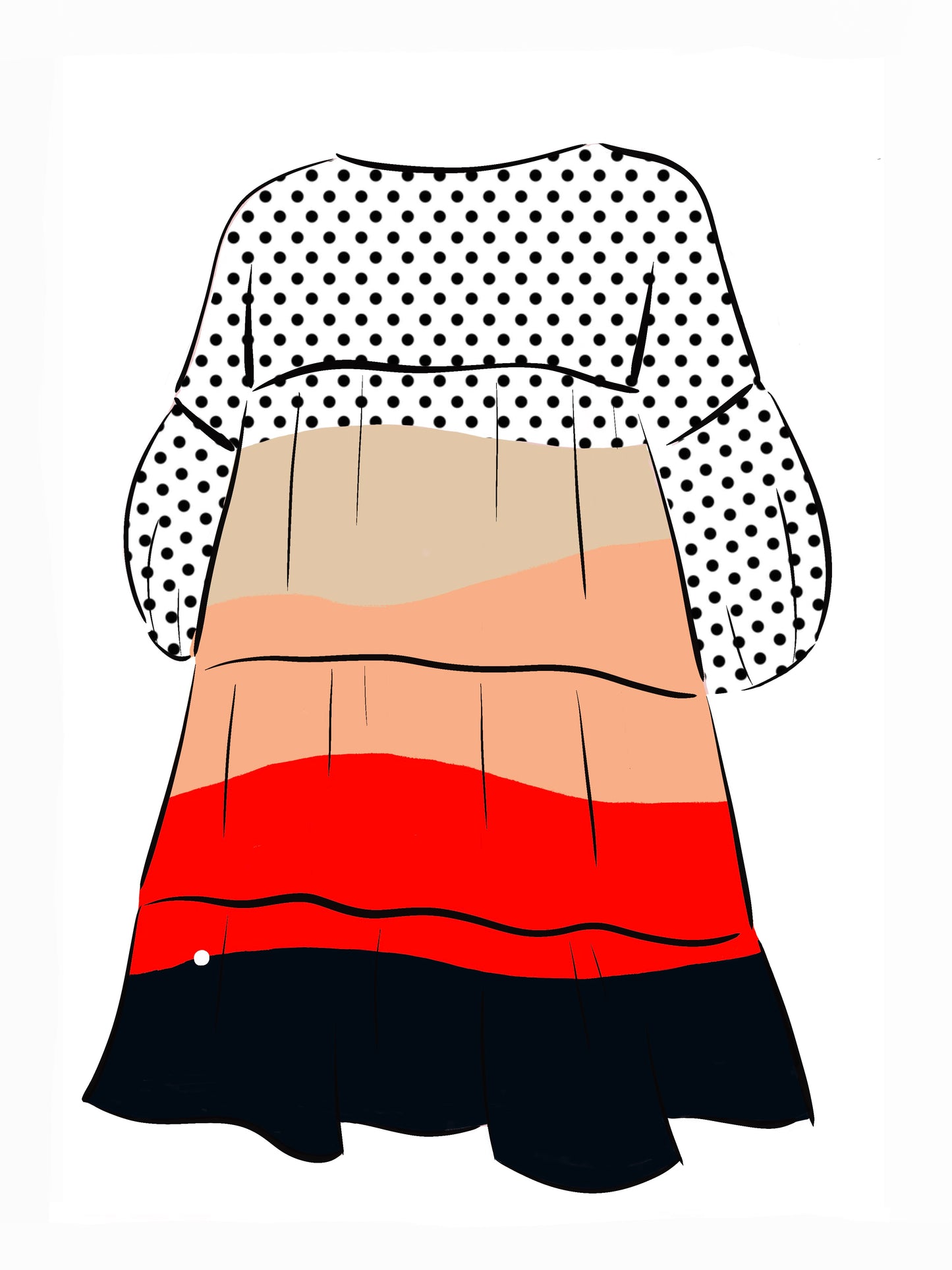 045 DESIGN YOUR OWN Organic Cotton “Australia” Dress