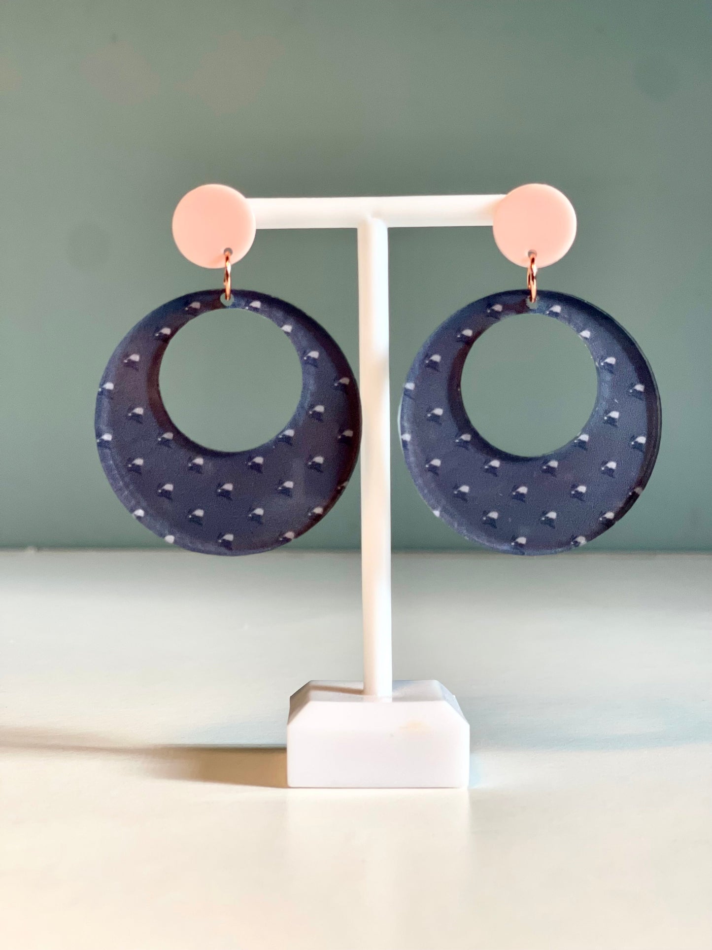 001 Protea Flower Earrings