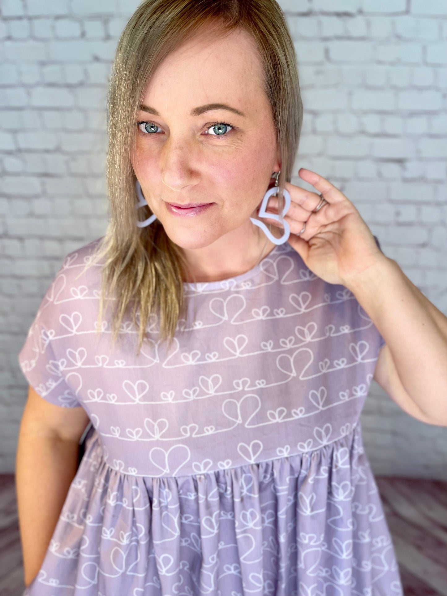 024 DESIGN YOUR OWN Organic Cotton Love Heart Dress