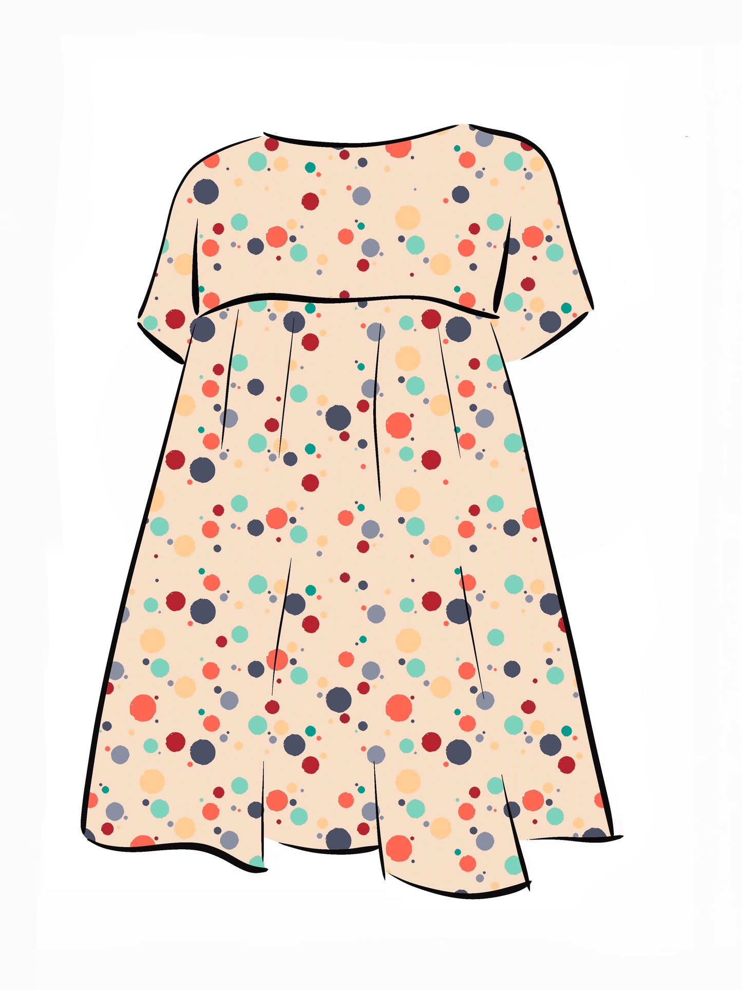 015 DESIGN YOUR OWN Organic Cotton “Polka Dot” Dress