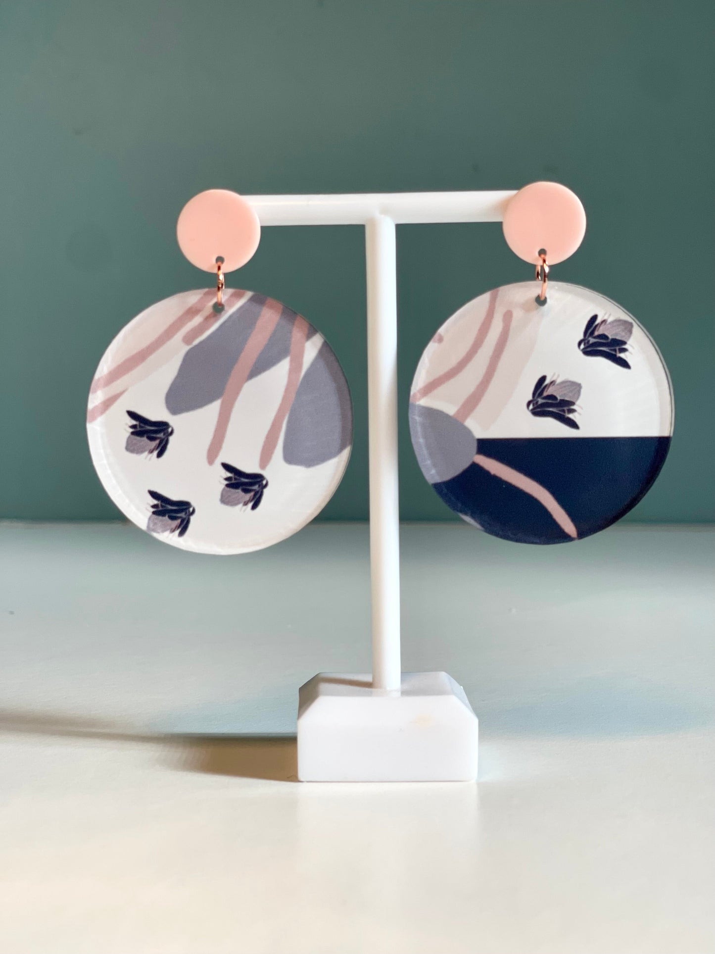 001 Protea Flower Earrings