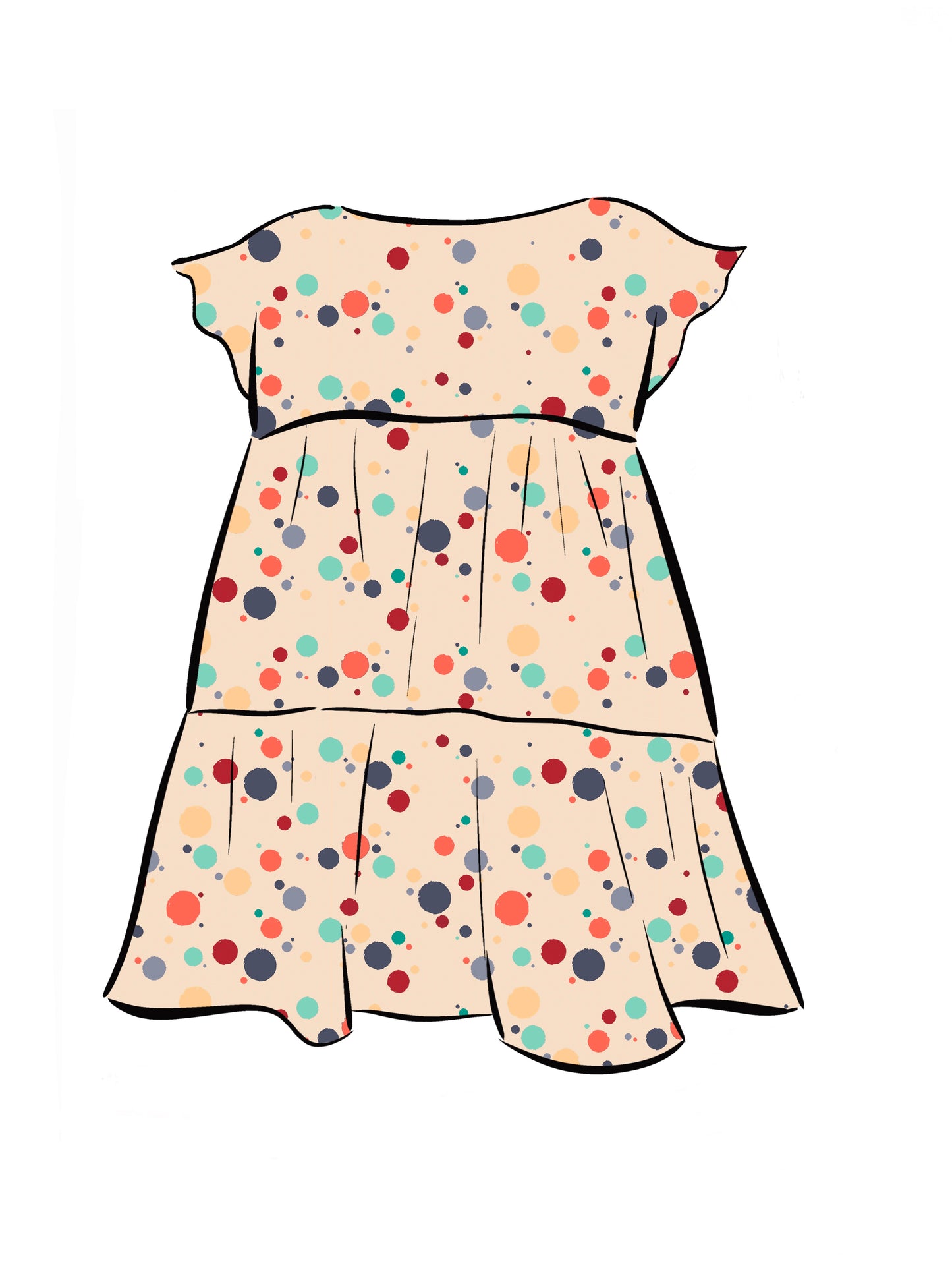 015 DESIGN YOUR OWN Organic Cotton “Polka Dot” Dress