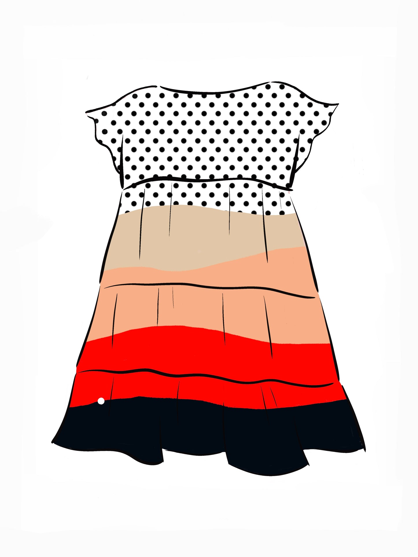 045 DESIGN YOUR OWN Organic Cotton “Australia” Dress