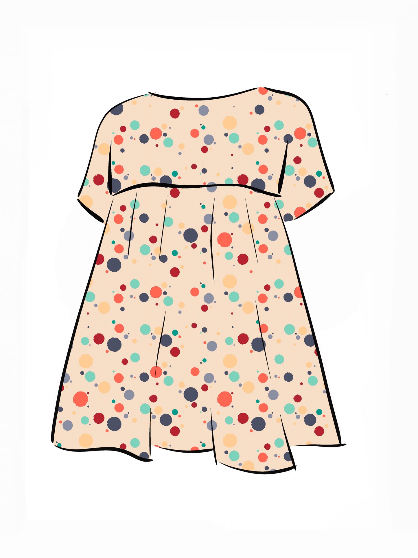 015 DESIGN YOUR OWN Organic Cotton “Polka Dot” Dress
