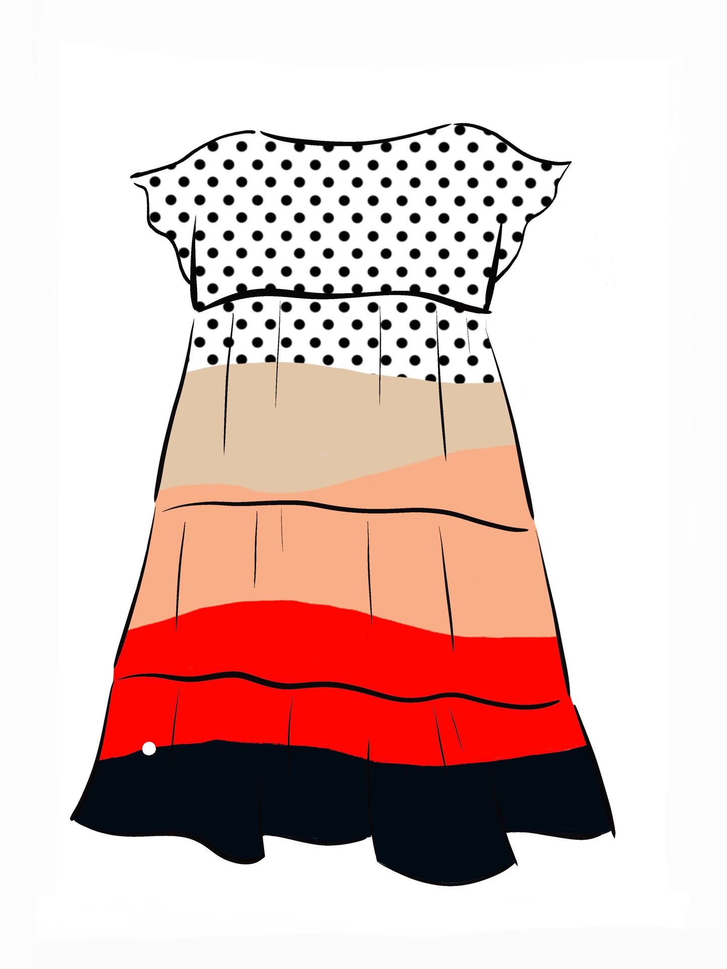 045 DESIGN YOUR OWN Organic Cotton “Australia” Dress
