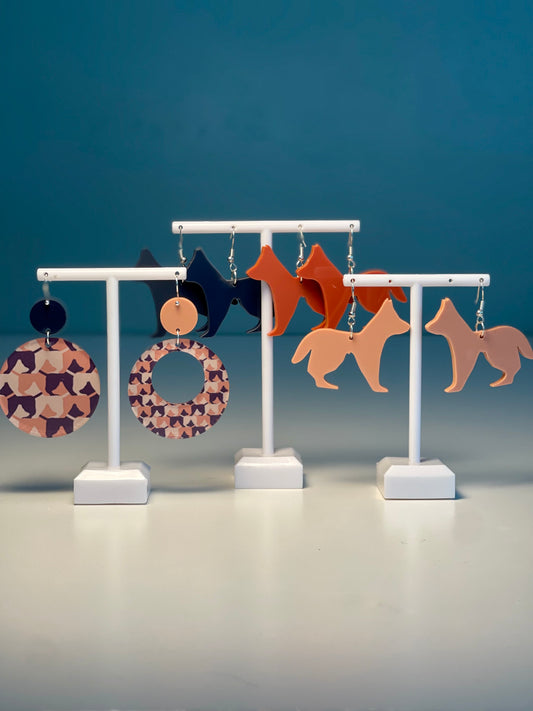 034 Puppy Earrings