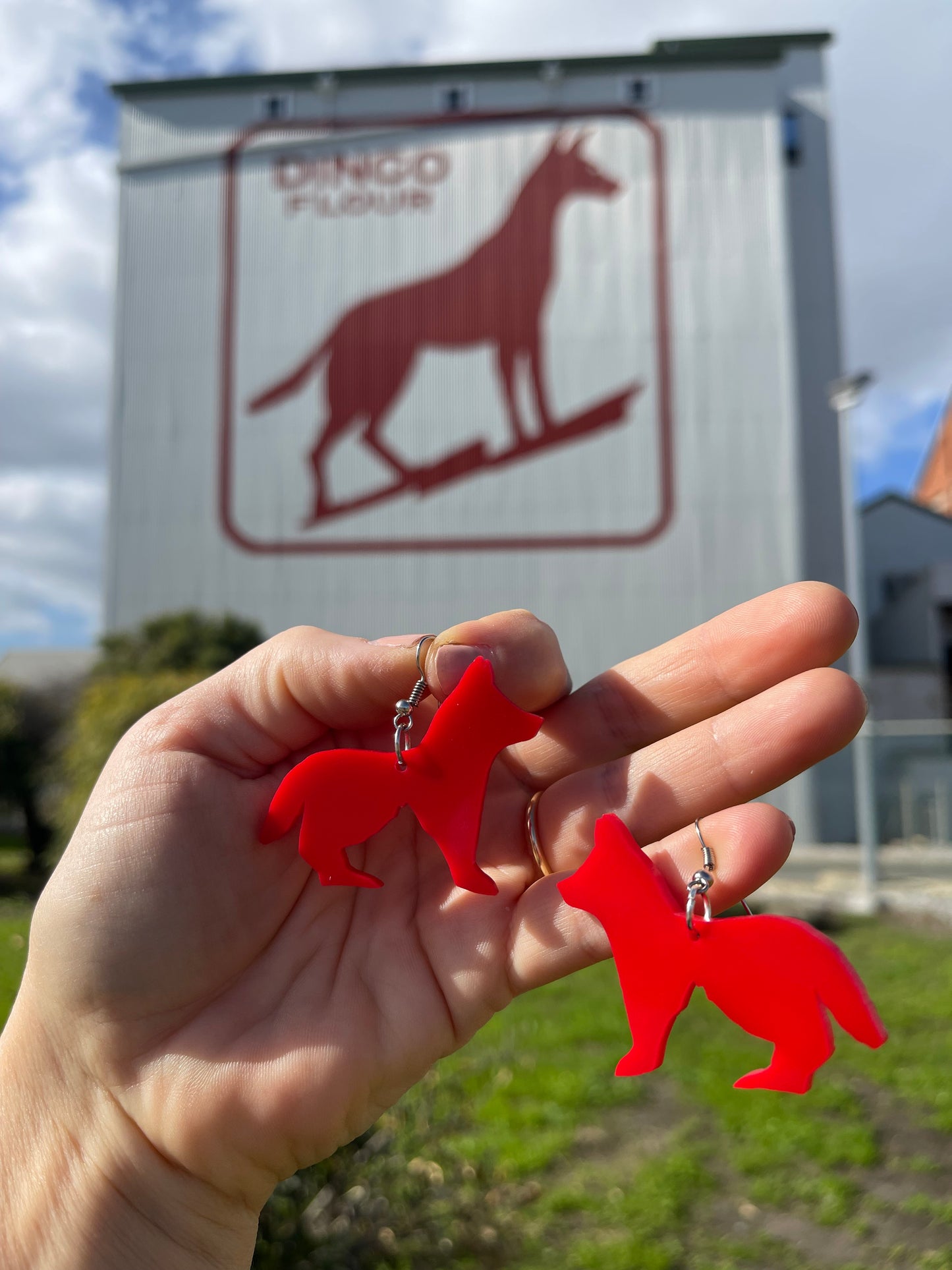034 Puppy Earrings