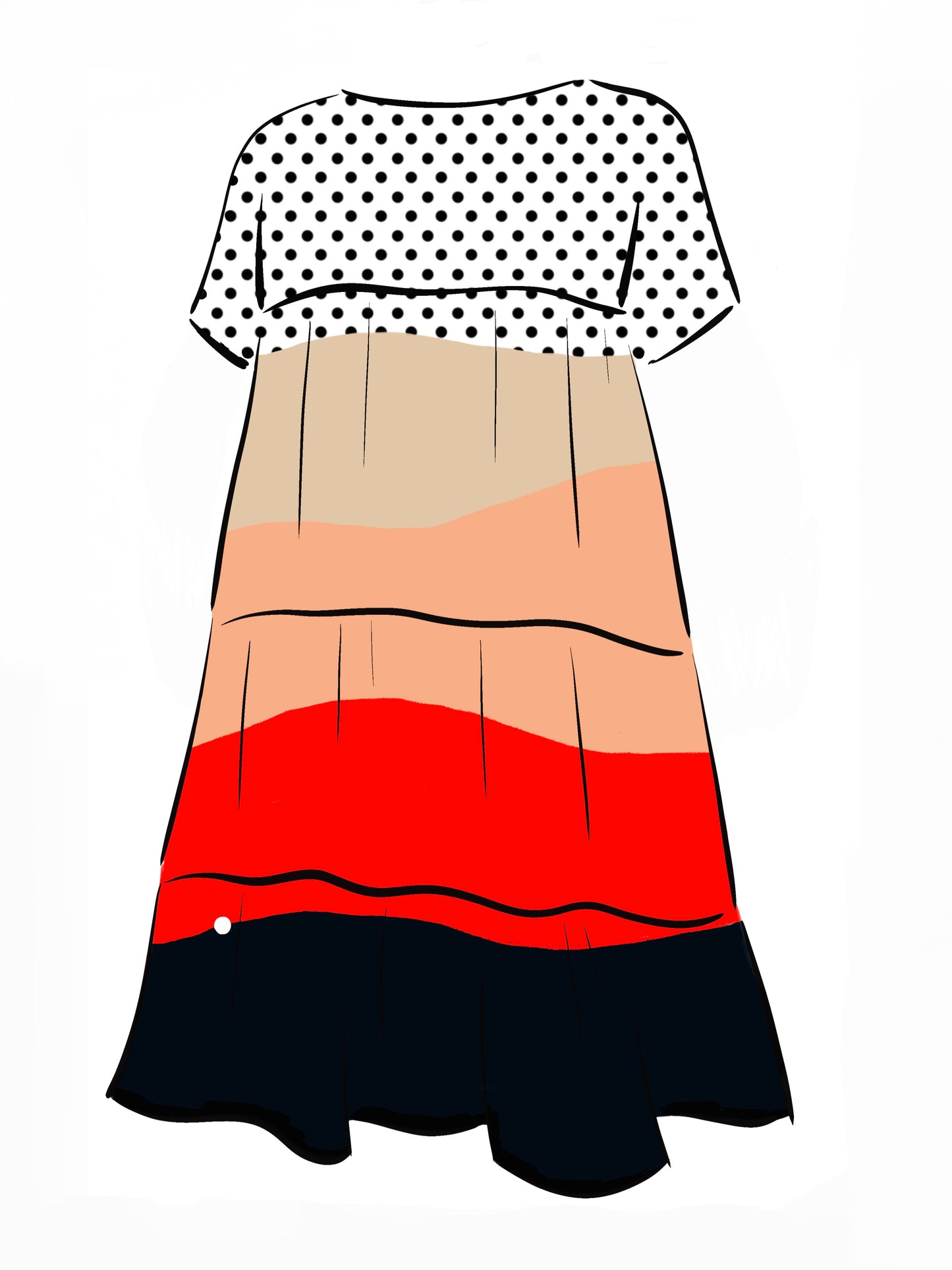 045 DESIGN YOUR OWN Organic Cotton “Australia” Dress