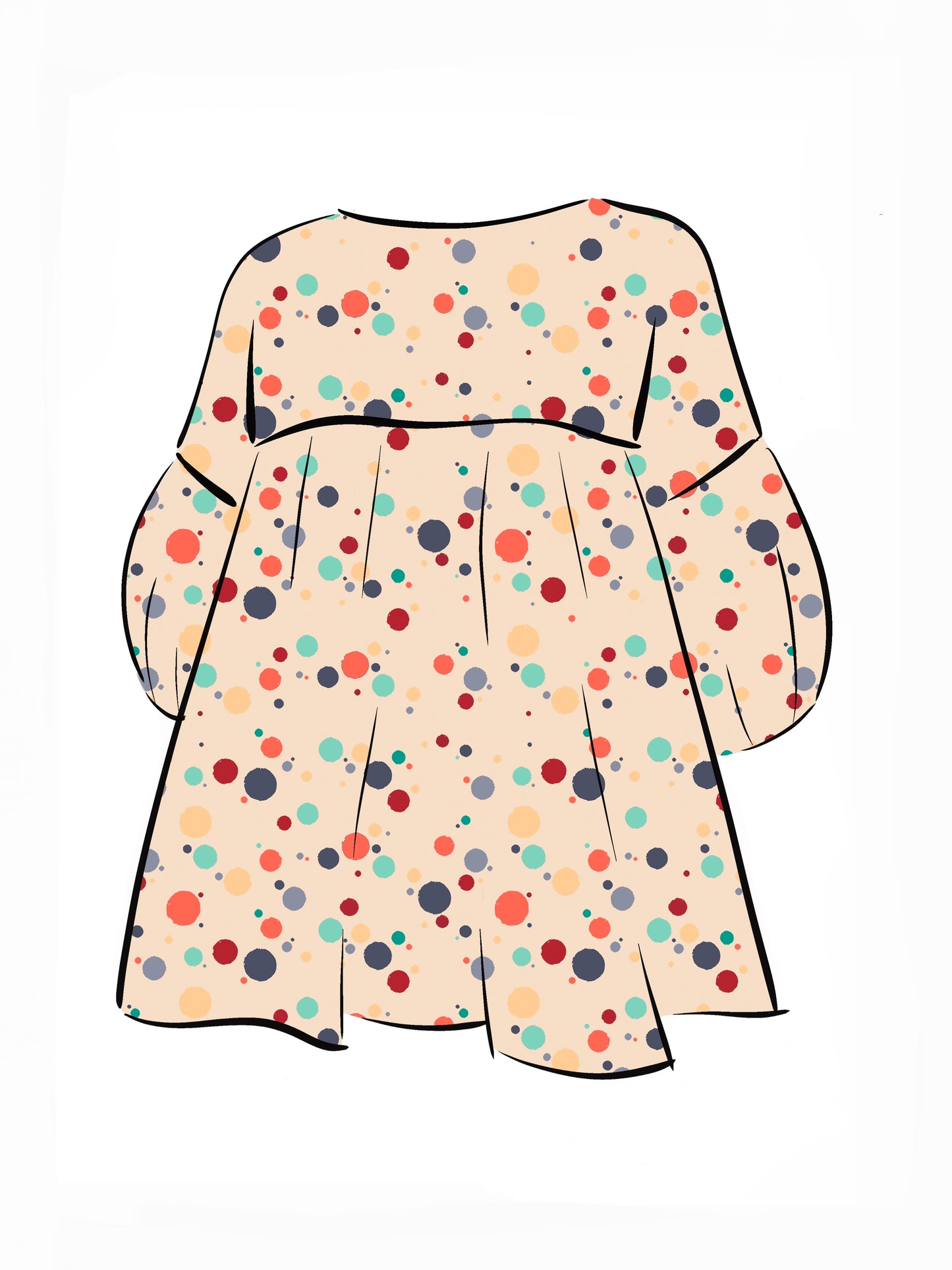 015 DESIGN YOUR OWN Organic Cotton “Polka Dot” Dress