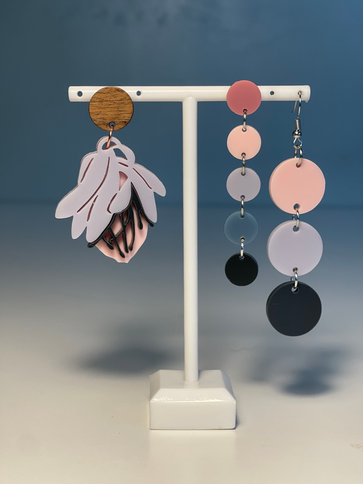 001 Protea Flower Earrings