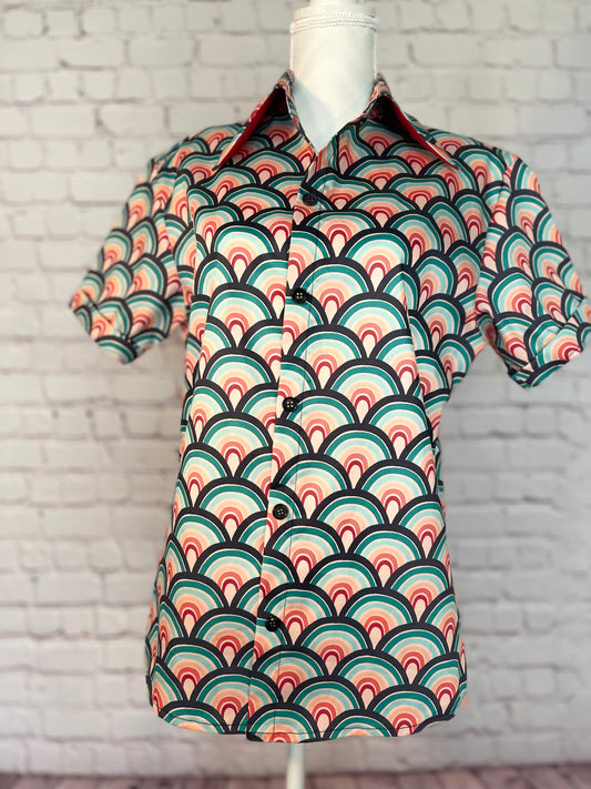019 DESIGN YOUR OWN Organic Cotton “Rainbow” Unisex Shirt