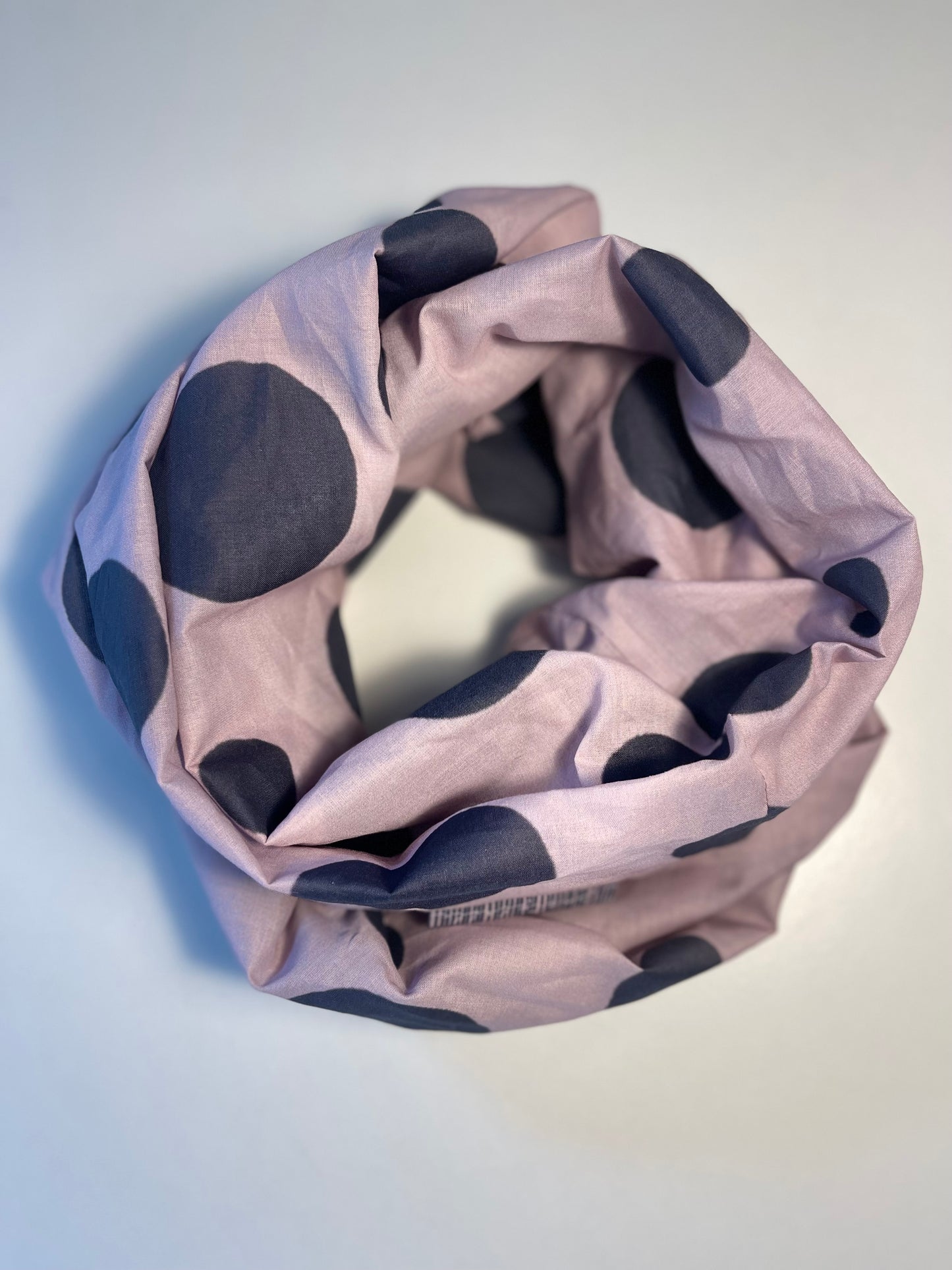 049 Organic Cotton Spots and Stripes Scarf