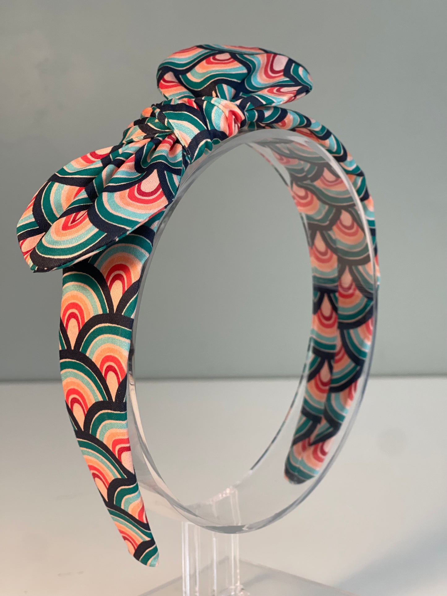 013 Organic Cotton Rainbow & Polka Dot Headbands
