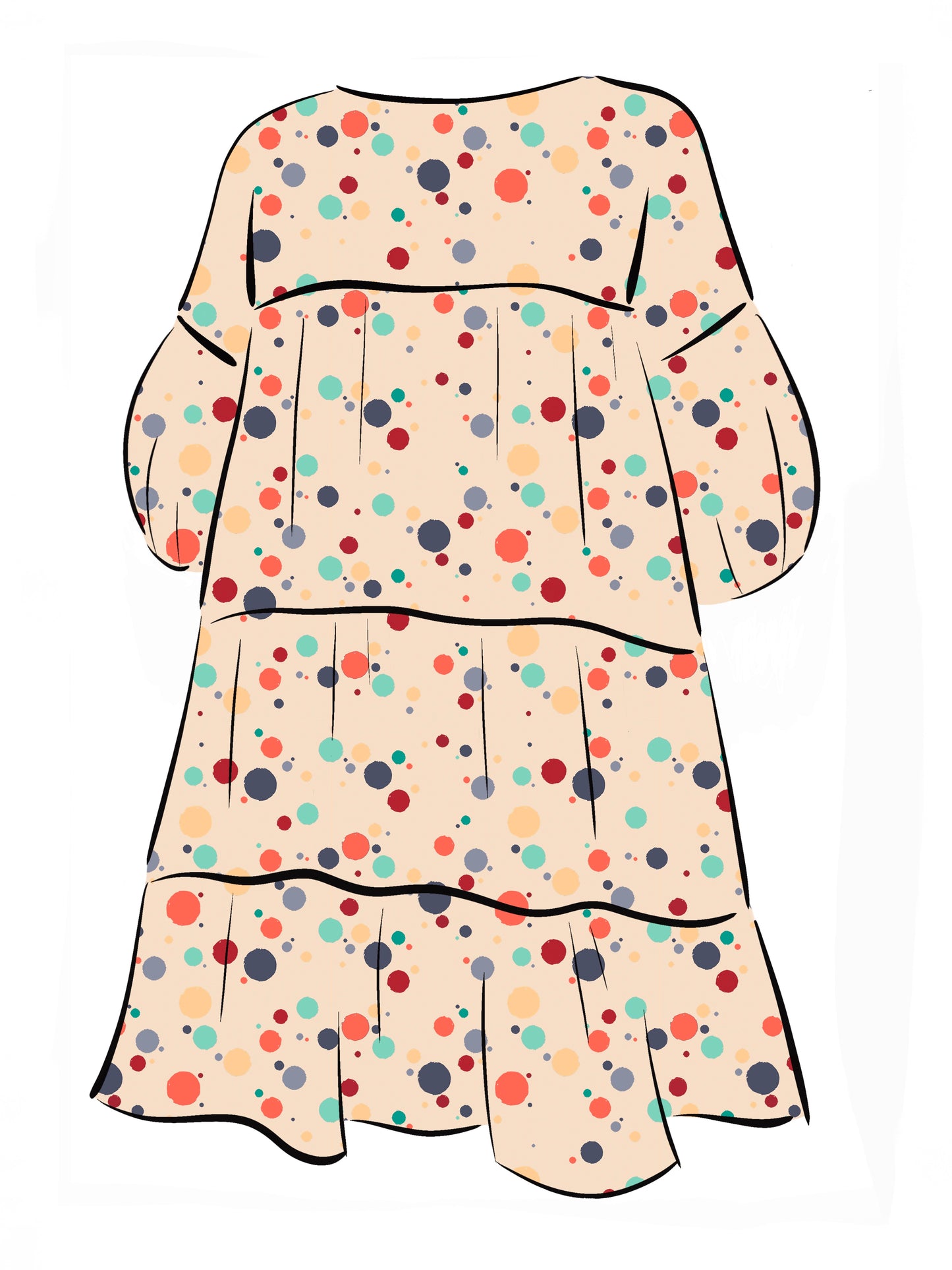 015 DESIGN YOUR OWN Organic Cotton “Polka Dot” Dress