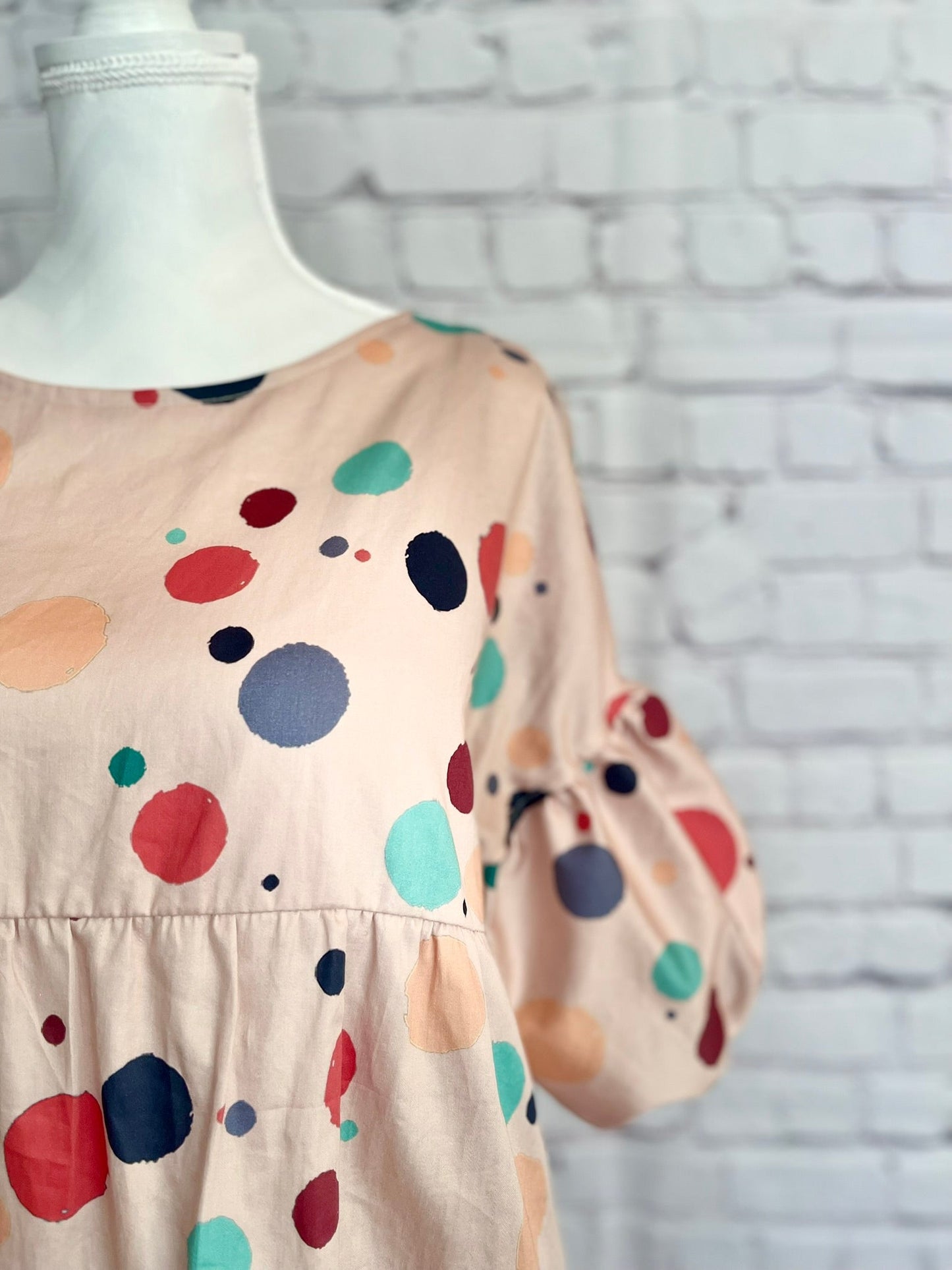 015 DESIGN YOUR OWN Organic Cotton “Polka Dot” Dress