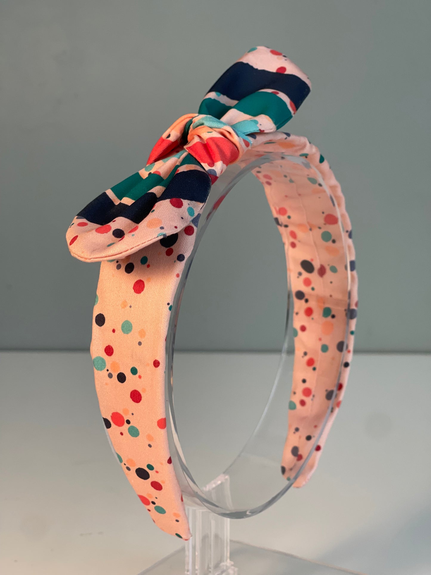 013 Organic Cotton Rainbow & Polka Dot Headbands