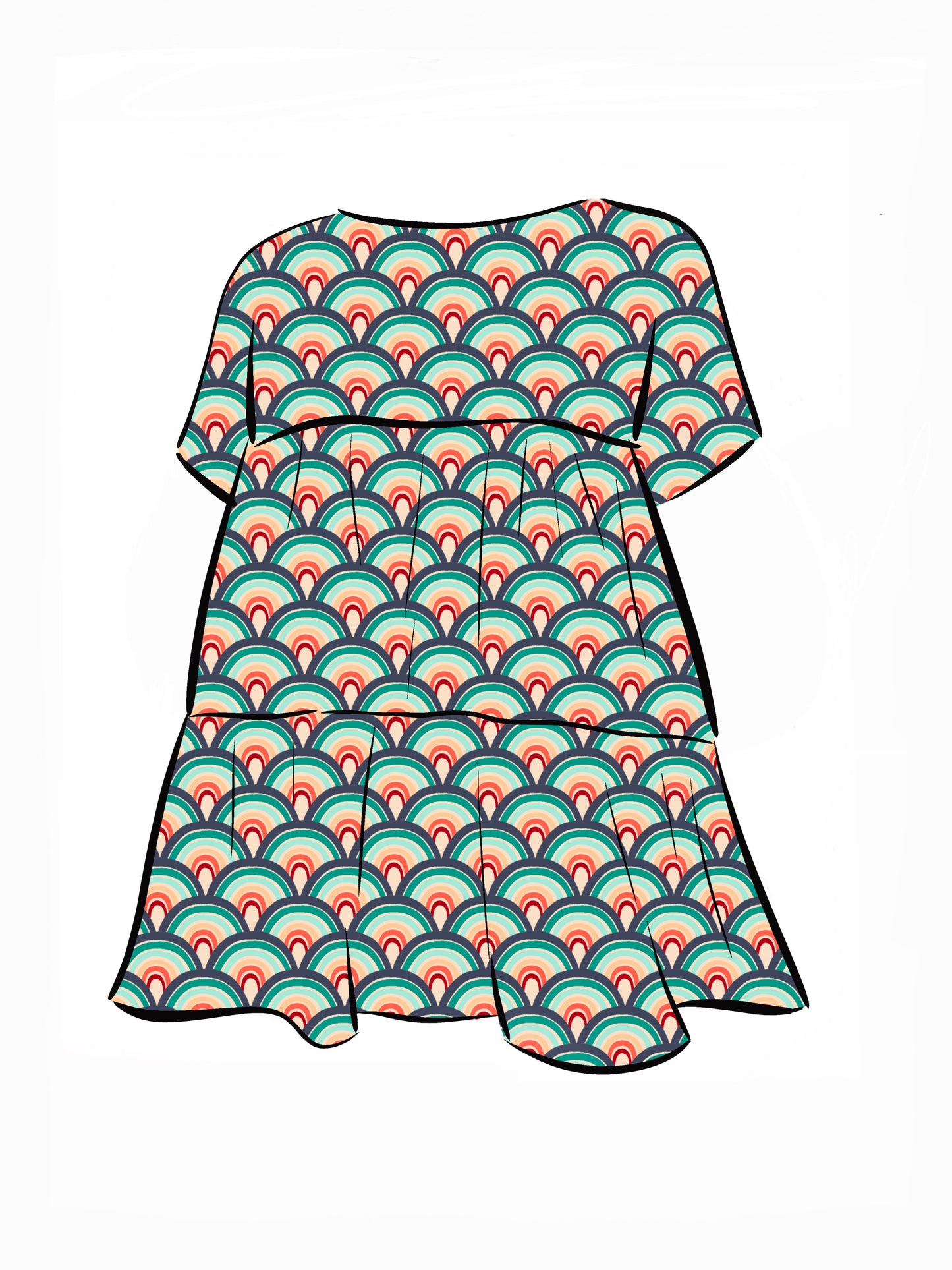 018 DESIGN YOUR OWN Organic Cotton “Rainbow” Dress