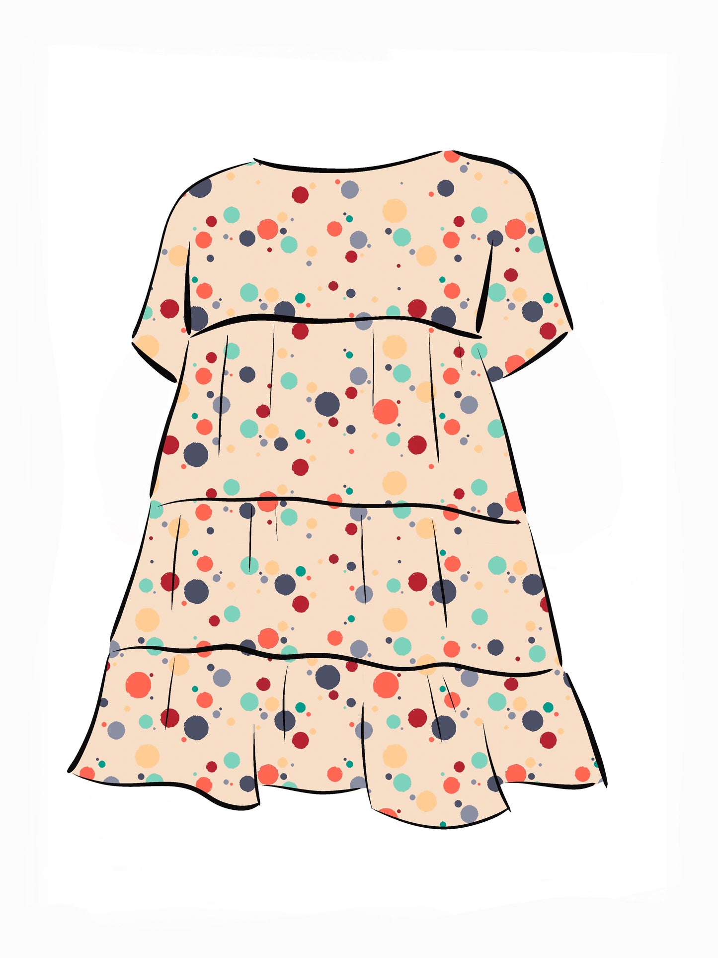 015 DESIGN YOUR OWN Organic Cotton “Polka Dot” Dress