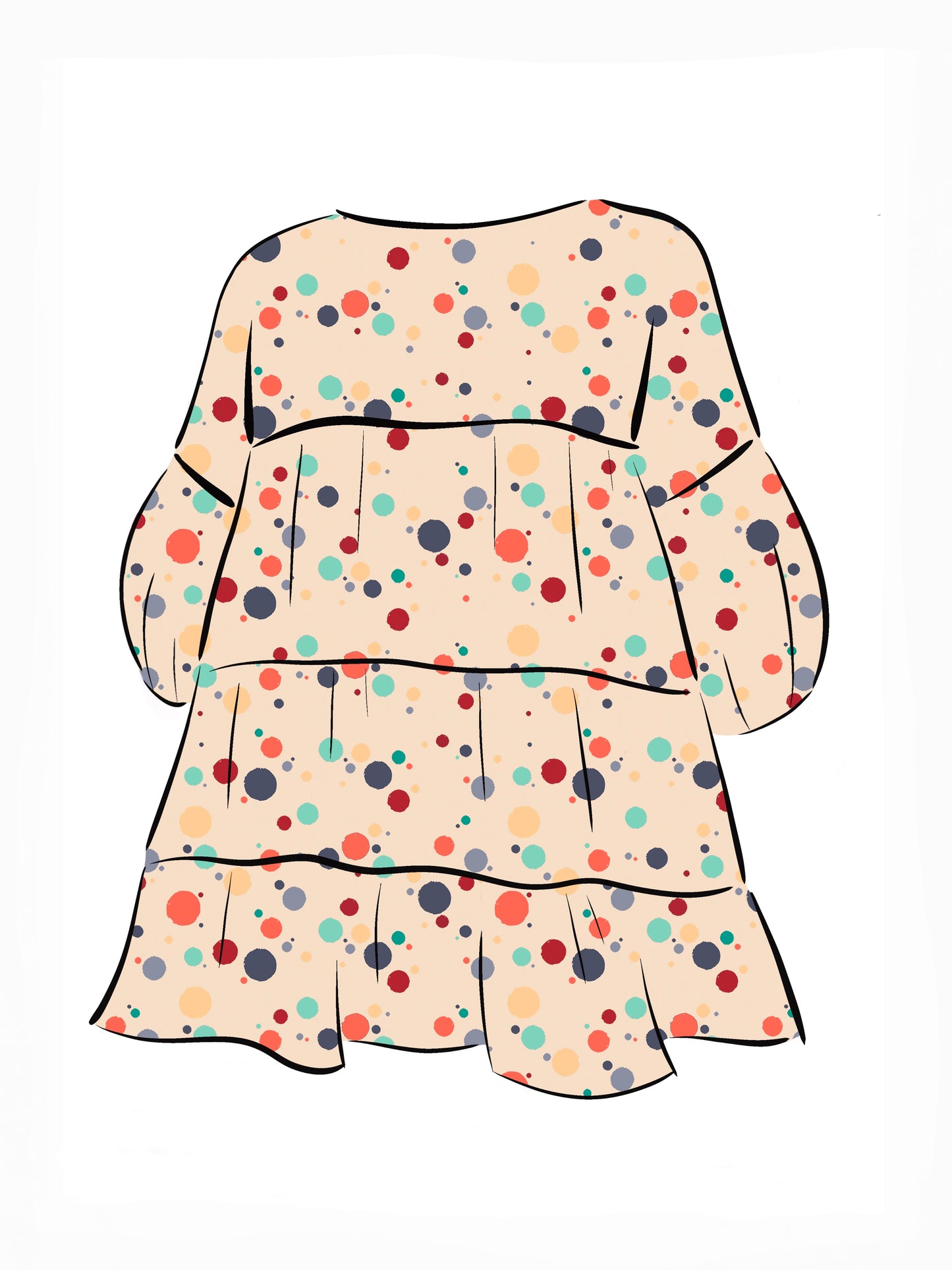 015 DESIGN YOUR OWN Organic Cotton “Polka Dot” Dress