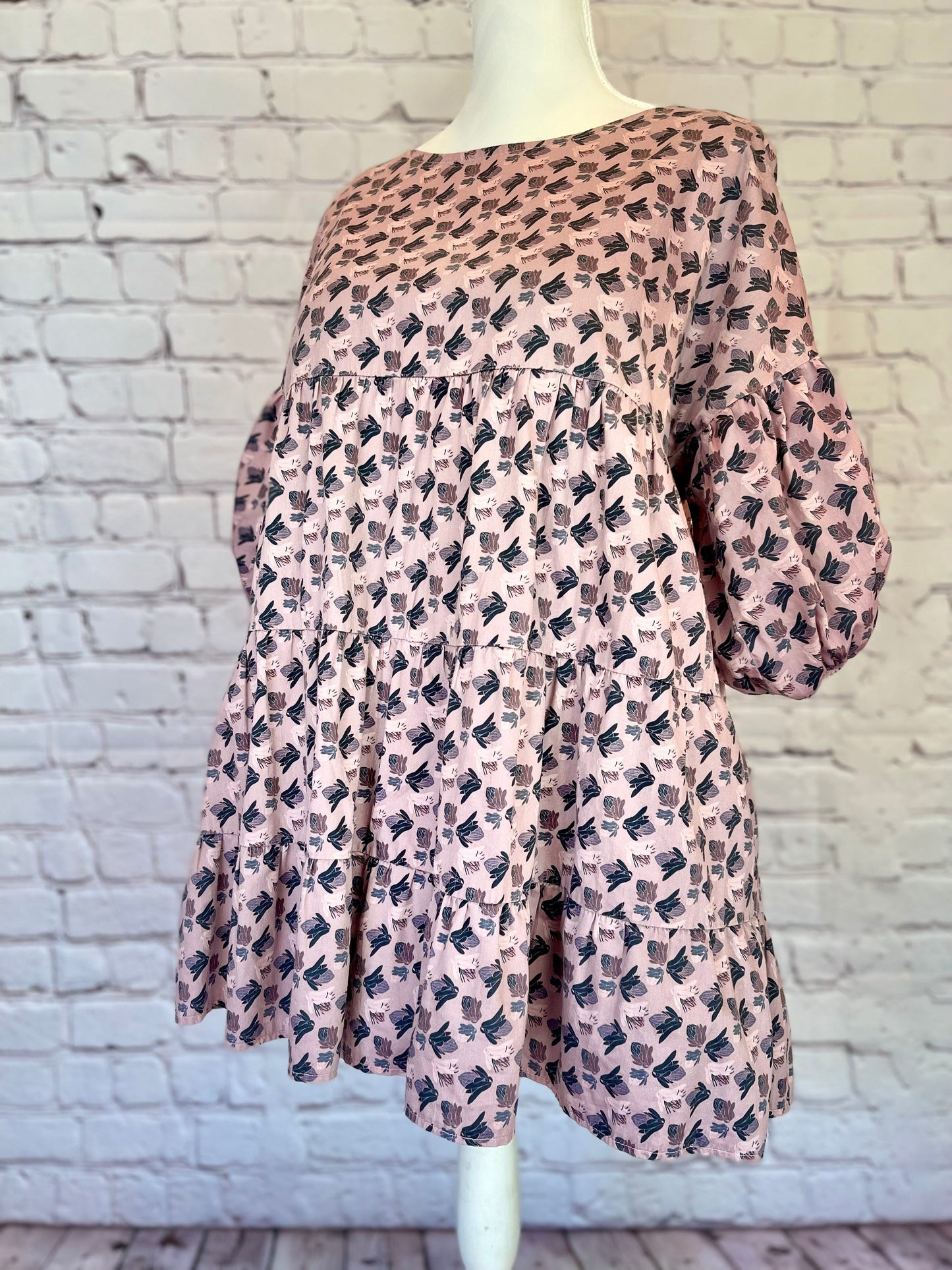 007 DESIGN YOUR OWN Organic Cotton Protea Dress Multicolour