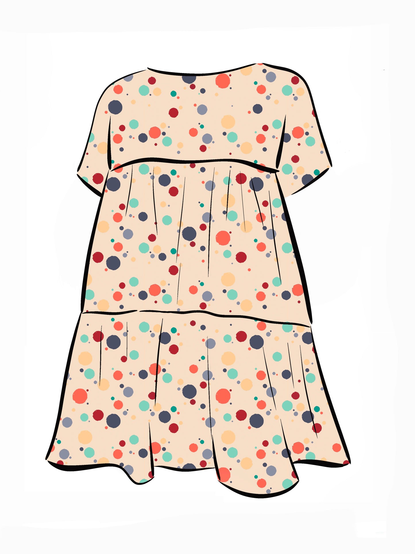 015 DESIGN YOUR OWN Organic Cotton “Polka Dot” Dress