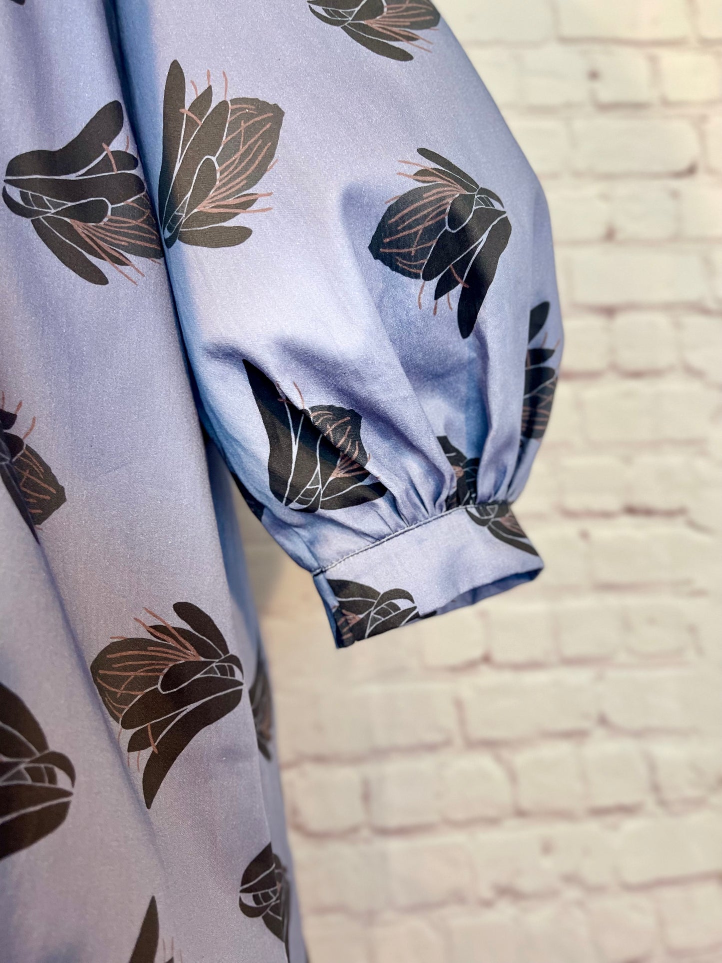 008 DESIGN YOUR OWN Organic Cotton “Protea” Dress Lilac