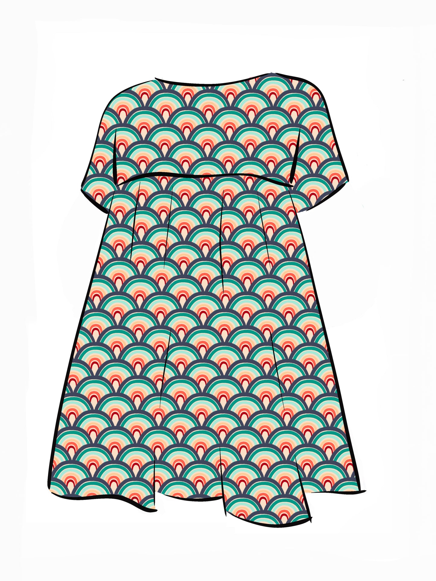 018 DESIGN YOUR OWN Organic Cotton “Rainbow” Dress