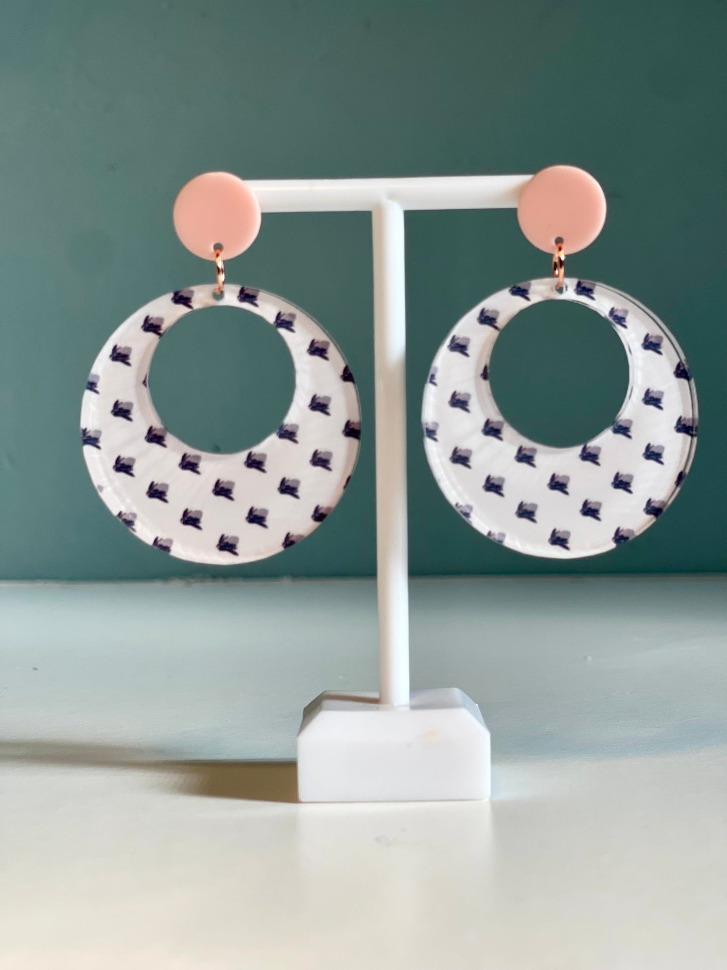 001 Protea Flower Earrings