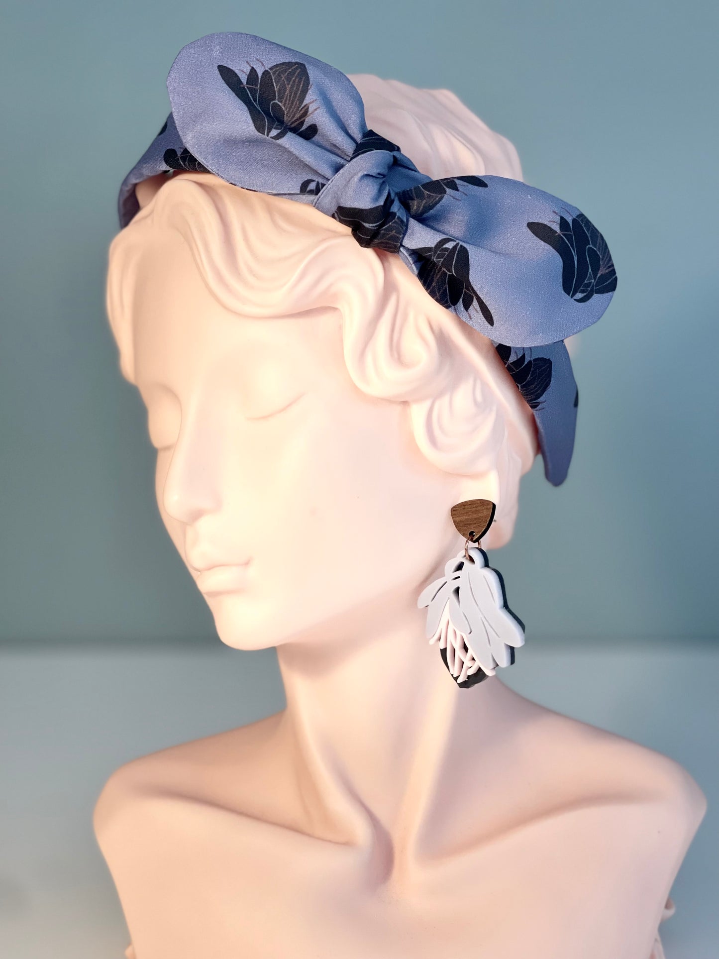 004 Organic Cotton Protea Headband