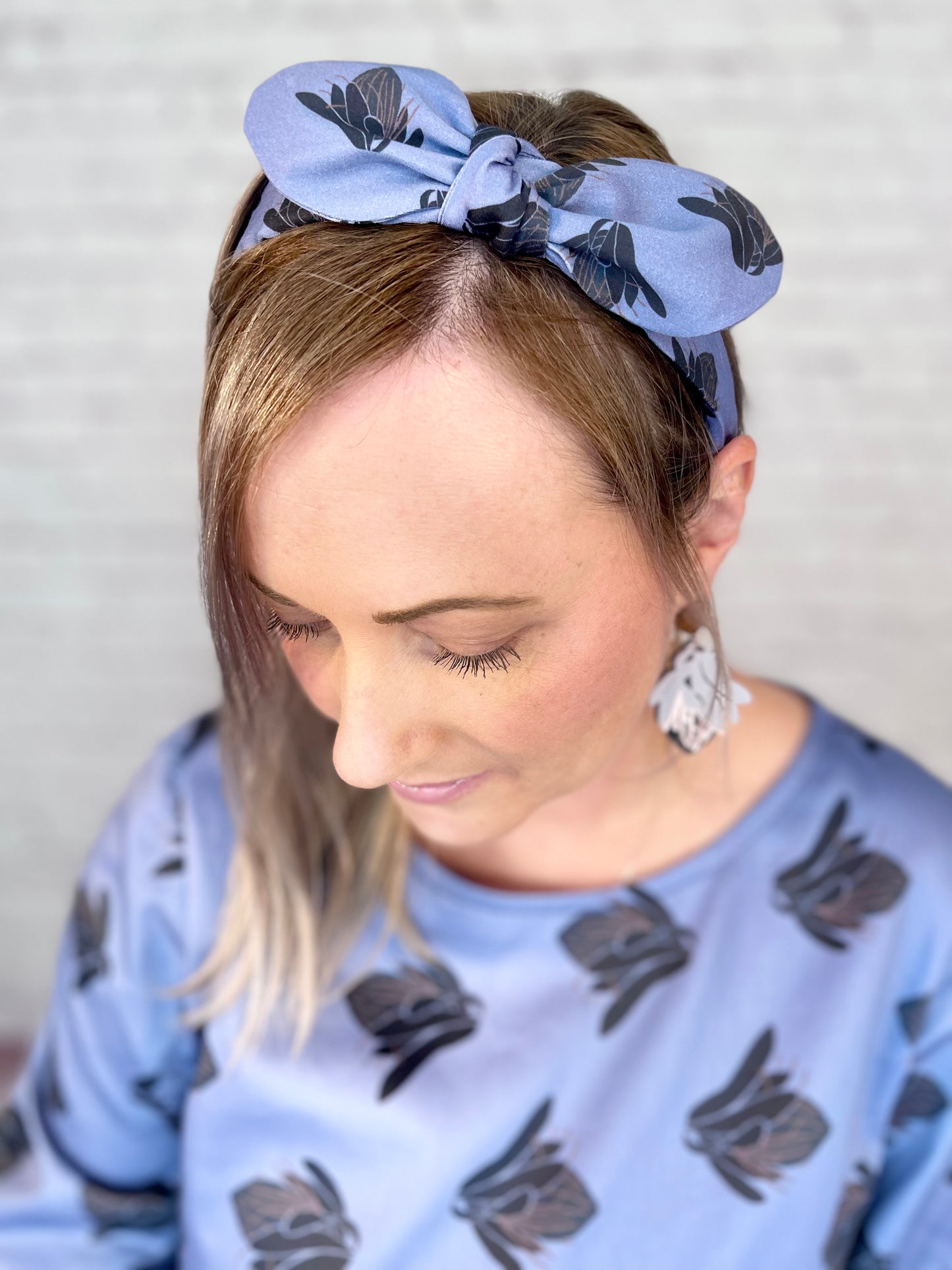 004 Organic Cotton Protea Headband
