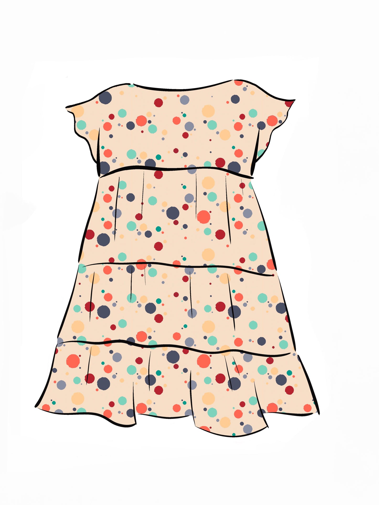 015 DESIGN YOUR OWN Organic Cotton “Polka Dot” Dress