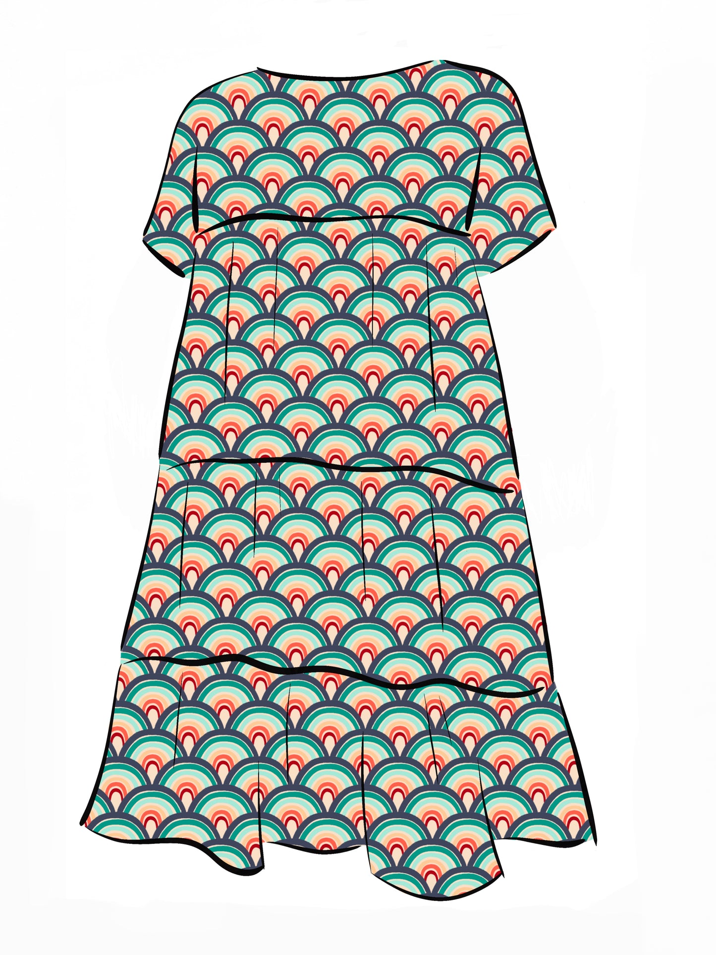 018 DESIGN YOUR OWN Organic Cotton “Rainbow” Dress