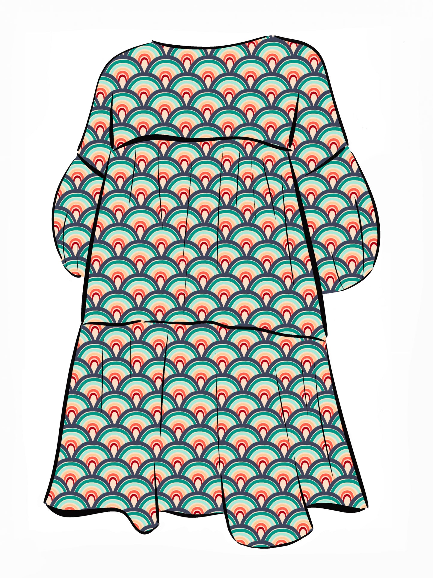 018 DESIGN YOUR OWN Organic Cotton “Rainbow” Dress