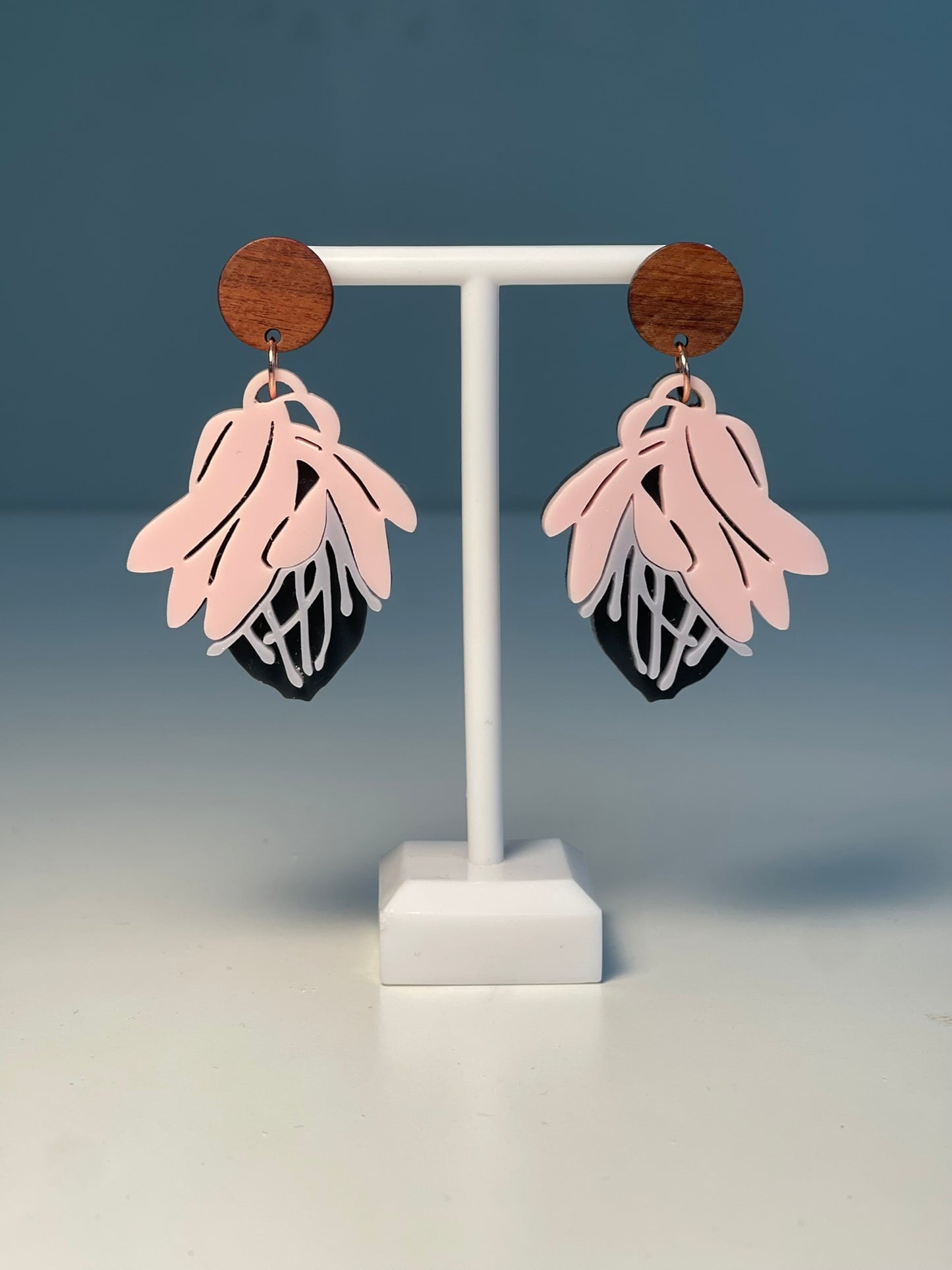 001 Protea Flower Earrings